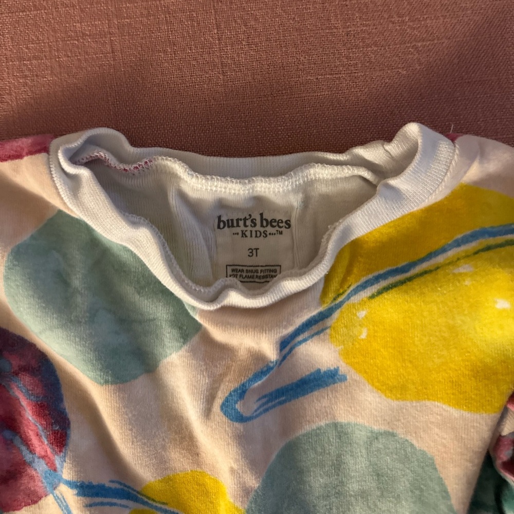 Burts Bees Baby Baby Girls Pajamas | 100% Organic Cotton - Picture 3 of 6